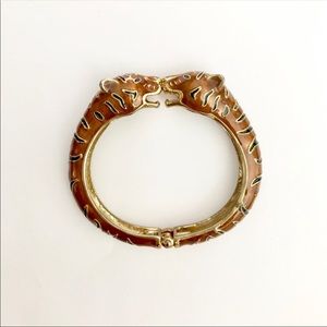 Kenneth Jay Lane Enamel Hinge Bracelet